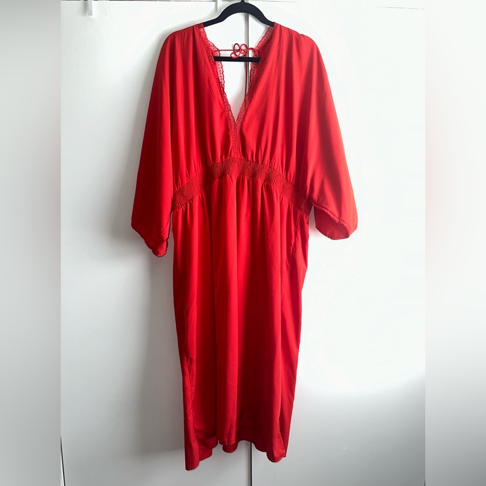 Red dress